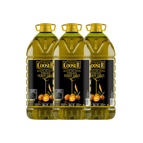 Kit de 3 – Aceite de oliva virgen oro 5L